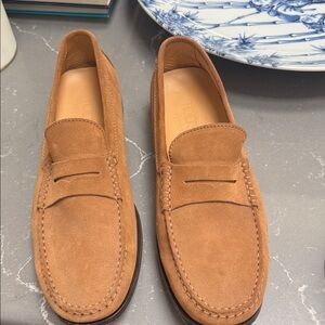 Tod's Tan Suede Loafers